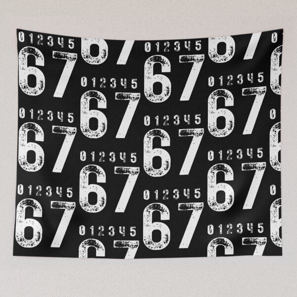Item preview, Funny Six Seven 6 7 Meme designed and sold by EwaVerse.
