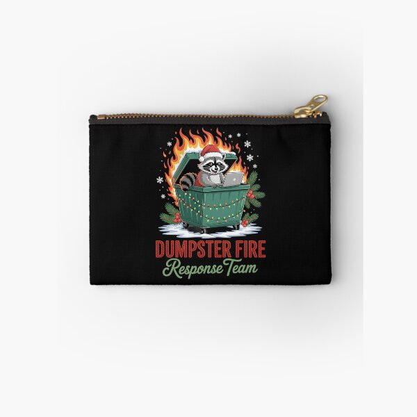 Item preview, Dumpster Fire Response Team Raccoon Holiday Chaos designed and sold by khdmalakarak.