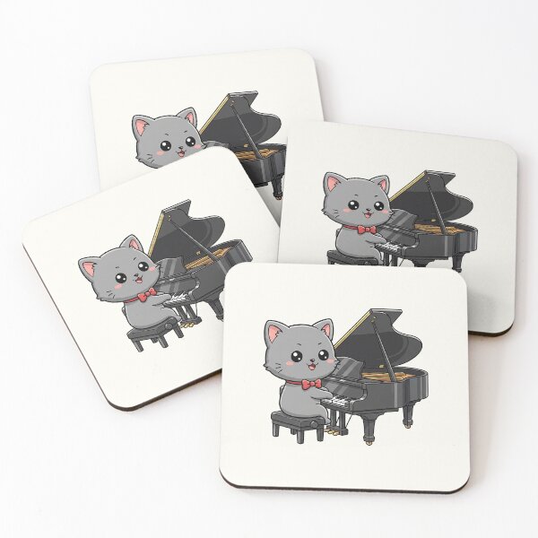 Item preview, Cute Pianist Cat designed and sold by HoopeStylee.