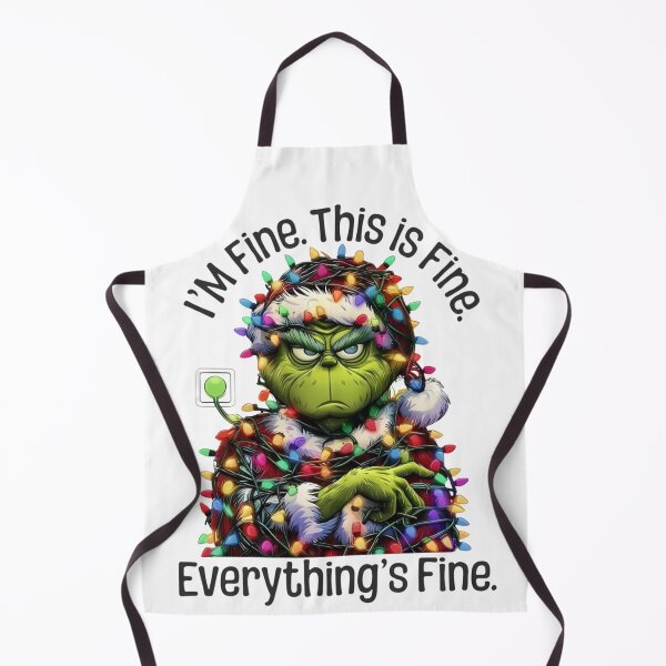 Item preview, Grumpy Christmas Meme Tangled Holiday Lights Everything Is Fine designed and sold by LiXiCGifts.