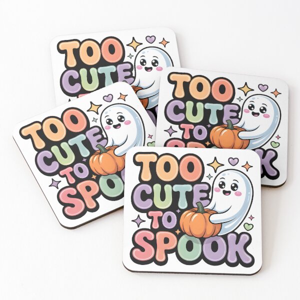 Item preview, Charming Halloween Ghost & Pumpkin – Pastel Seasonal Artwork designed and sold by SoftyDesigns.