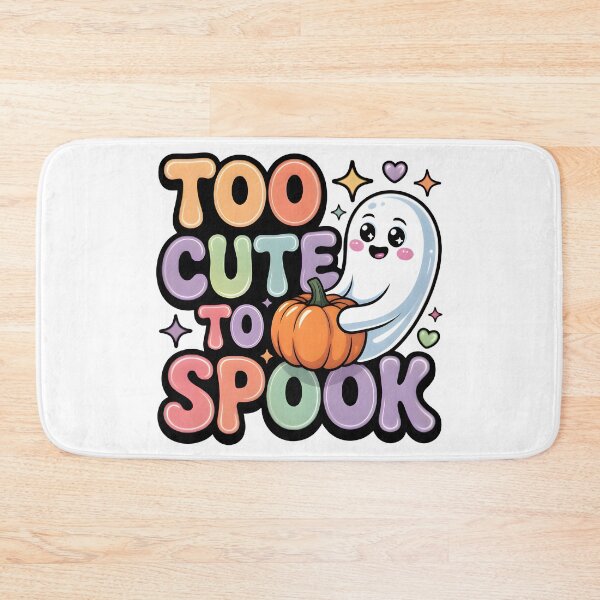 Item preview, Charming Halloween Ghost & Pumpkin – Pastel Seasonal Artwork designed and sold by SoftyDesigns.