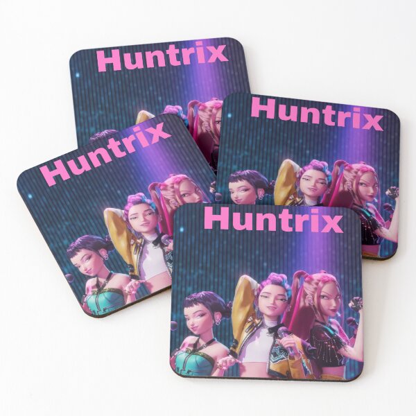 Item preview, Huntrix – Neon Pop Girl Group Illustration | Stylish Animated Trio Art designed and sold by Muskandesigns.