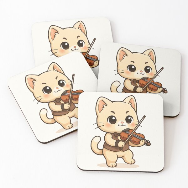 Item preview, Cute Violinist Cat designed and sold by HoopeStylee.