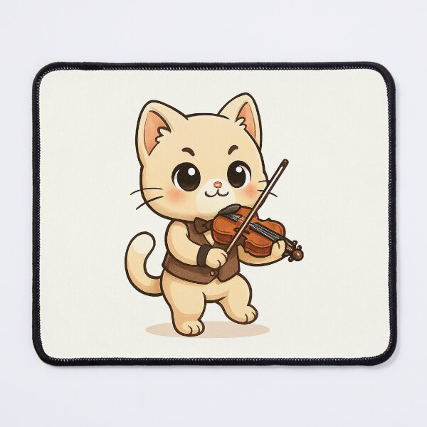 Item preview, Cute Violinist Cat designed and sold by HoopeStylee.