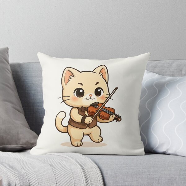 Item preview, Cute Violinist Cat designed and sold by HoopeStylee.