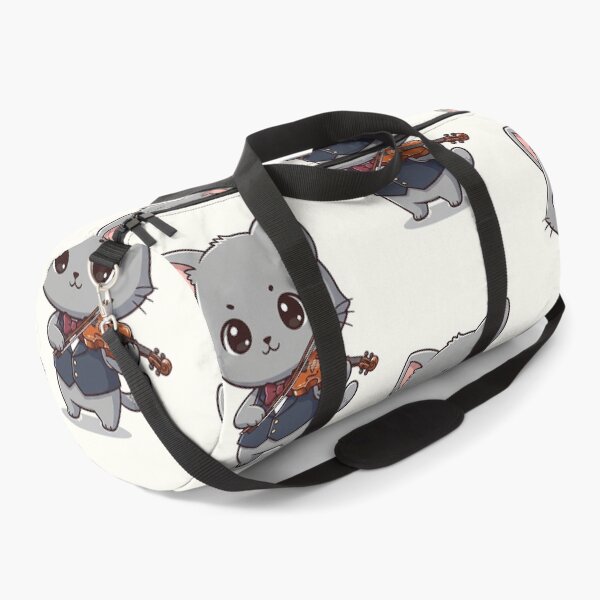 Item preview, Cute Violinist Gray Cat designed and sold by HoopeStylee.