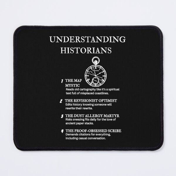 Item preview, Witty History Definition Typography Tee - Black designed and sold by PsyFlow35.