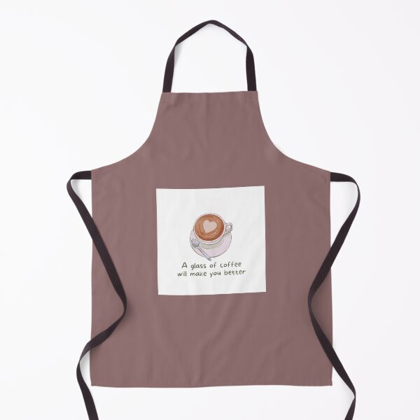 Item preview, A glass of coffee will make you better. designed and sold by menna-mohamed.