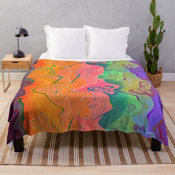 Item preview, Vibrant Abstract Butterfly Waves designed and sold by CorniDesign.