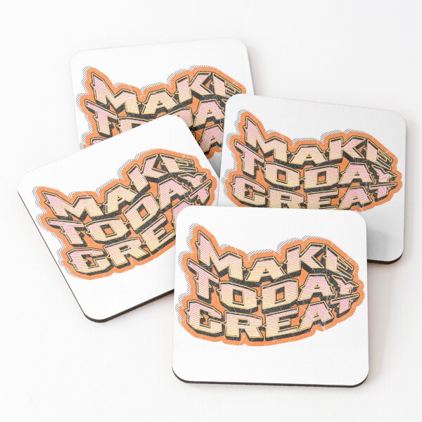 Item preview, Make Today Great Bold Typography Art designed and sold by the wellness script.