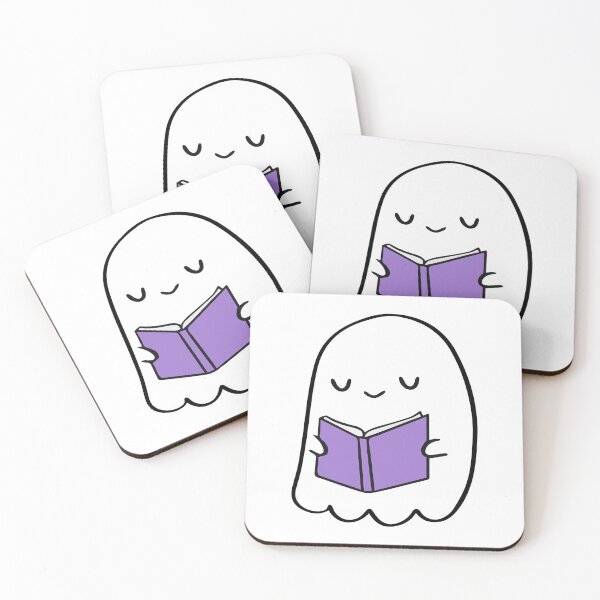 Item preview, Lavender Mist Ghost Reading – Soft Witchy Aesthetic Book Lover designed and sold by Cannaxes Studio.