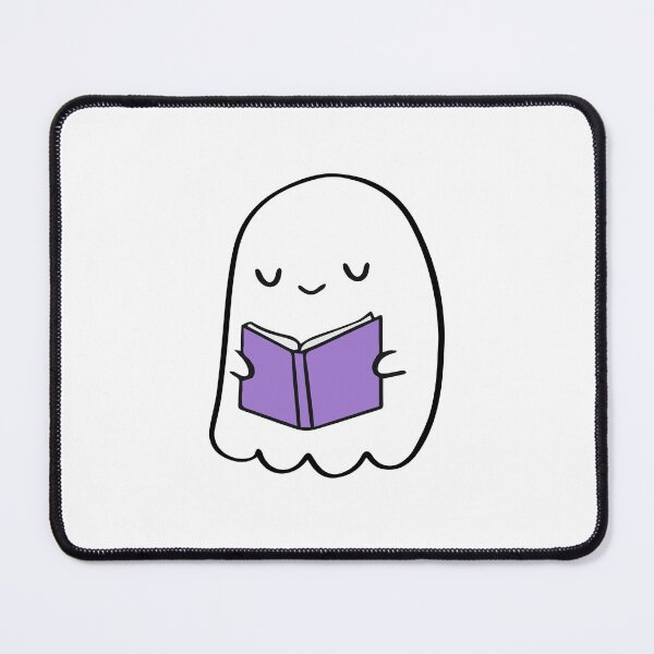 Item preview, Lavender Mist Ghost Reading – Soft Witchy Aesthetic Book Lover designed and sold by Cannaxes Studio.
