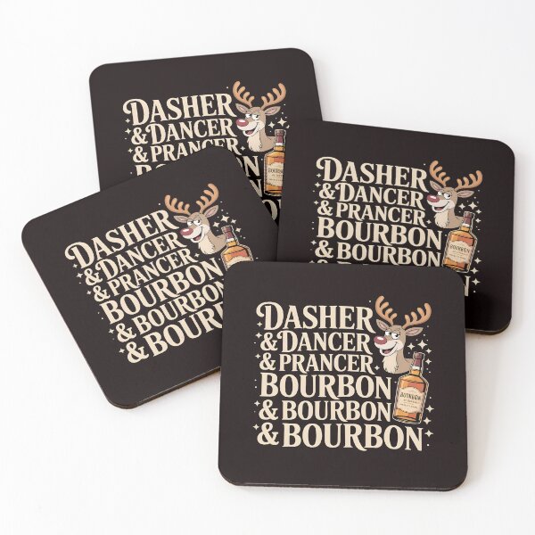 Item preview, Dasher Dancer Prancer and Bourbon – Christmas Spirits designed and sold by Redgiant87x.