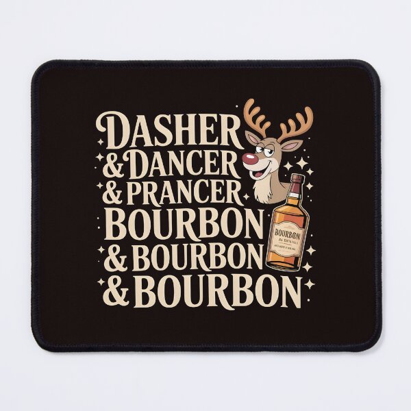 Item preview, Dasher Dancer Prancer and Bourbon – Christmas Spirits designed and sold by Redgiant87x.
