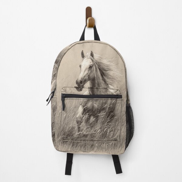 Item preview, A spirited Palomino horse galloping through a field of tall grass Horses in Motion designed and sold by CDC40.