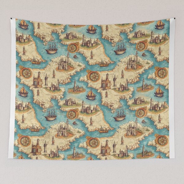 Item preview, GDR world map designed and sold by Alessandro Remo Mazzoni Remotextiles.
