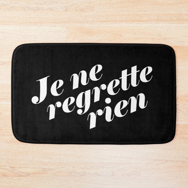 Item preview, No regrets. In french designed and sold by 7115.