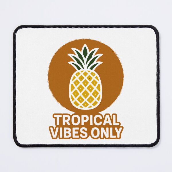 Item preview, Tropical Vibes Only – Retro Pineapple Summer Design designed and sold by IsyLaneDesign.