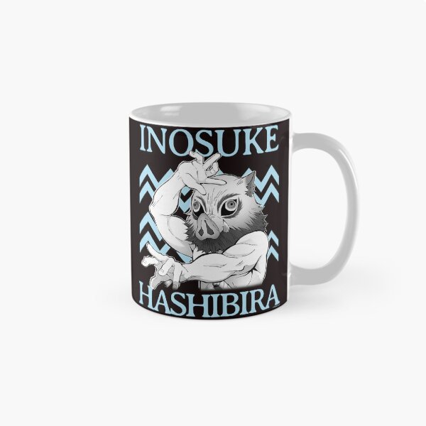 Item preview, Anime Boar Warrior Blue Zigzag Bold Illustration designed and sold by ImeldaSparks.