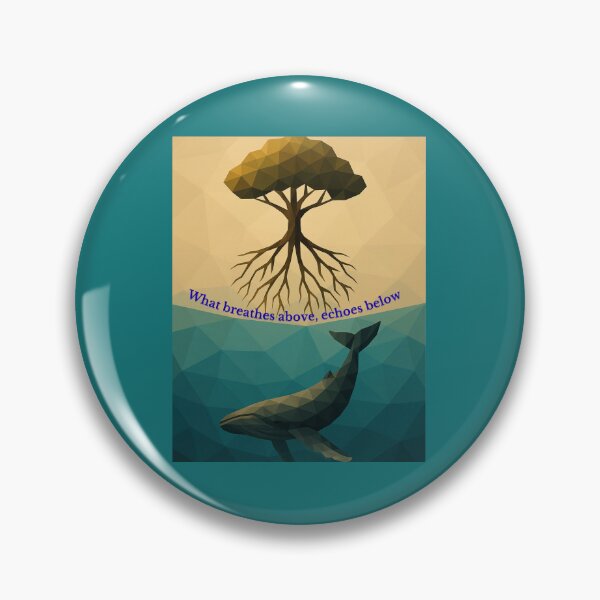 Item preview, Echoes Below – Whale and Tree of Life designed and sold by GeoWild Designs.