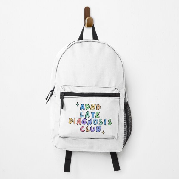 Item preview, ADHD late diagnosis club | Neurodiversity text design designed and sold by NeurodiverseTea.