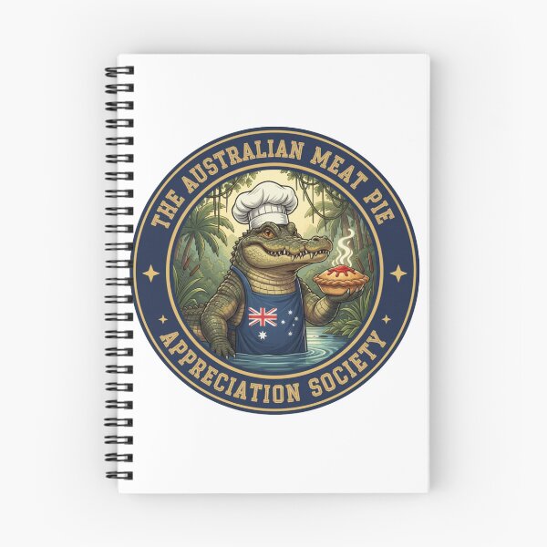 Item preview, The Meat Pie Crocodile designed and sold by The Australian Meat Pie Appreciation Society.