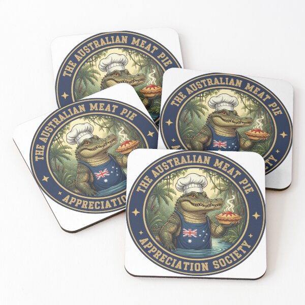Item preview, The Meat Pie Crocodile designed and sold by The Australian Meat Pie Appreciation Society.