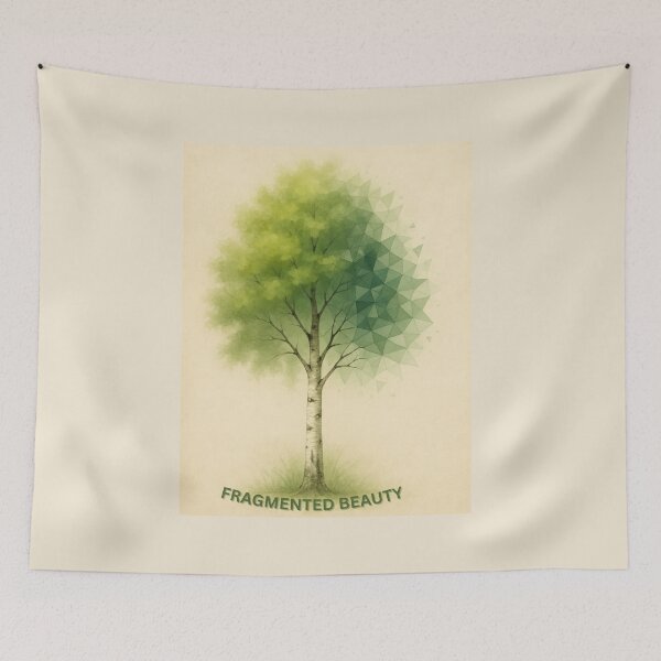 Item preview, Fragmented Beauty – Birch Tree in Transition designed and sold by GeoWild Designs.