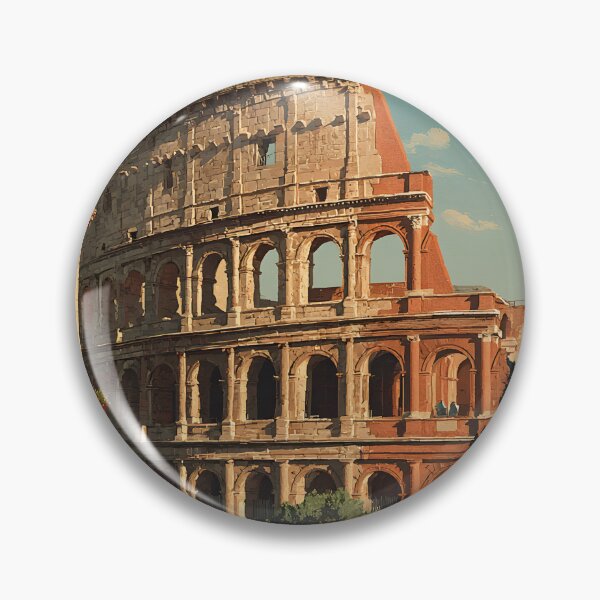 Item preview, Rome Colosseum Retro Travel Art Illustration designed and sold by daila70.