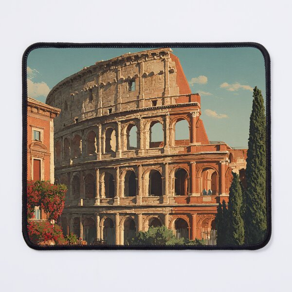 Item preview, Rome Colosseum Retro Travel Art Illustration designed and sold by daila70.