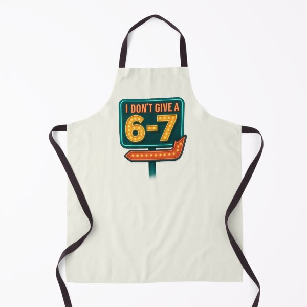 Item preview, 67 Funny Sarcastic I Don't Give A Six Seven 6 7 Meme Motel Sign designed and sold by SunfullyYours.
