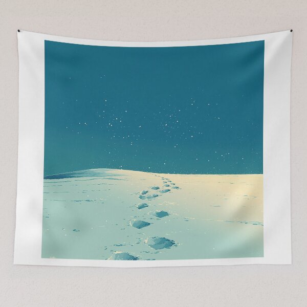 Item preview, Footprints Across Silent Snow Field designed and sold by Christian Weiss.