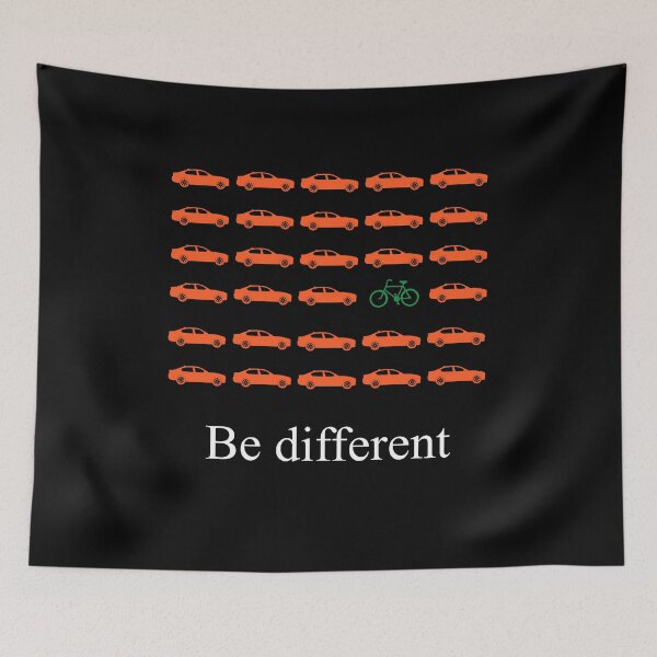 Item preview, Be different: cycling instead of driving designed and sold by kailukask.