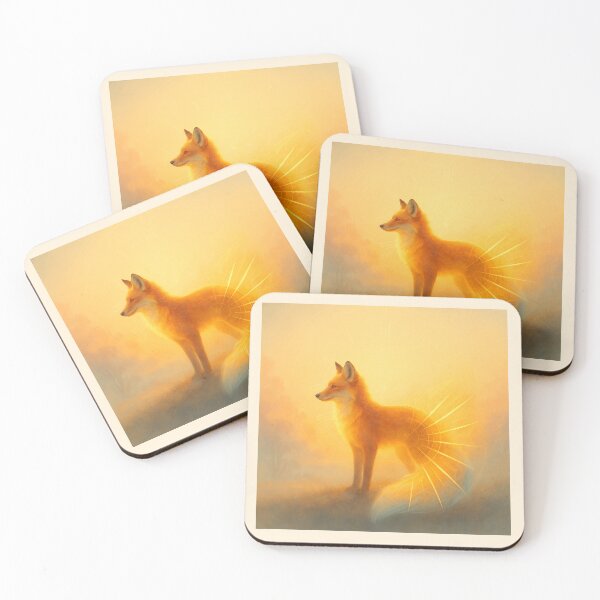 Item preview, Dawnfox – Keeper of First Light | GeoWild Designs designed and sold by GeoWild Designs.