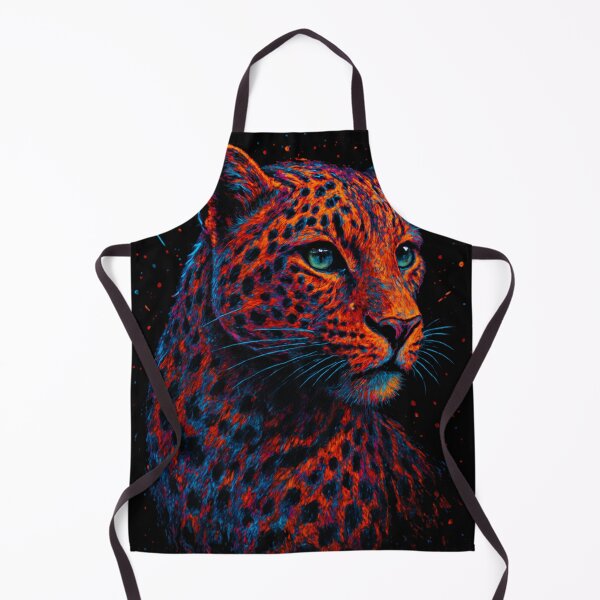 Item preview, Neon Tiger – Glowing Street Art Animal Portrait designed and sold by kastabembe.