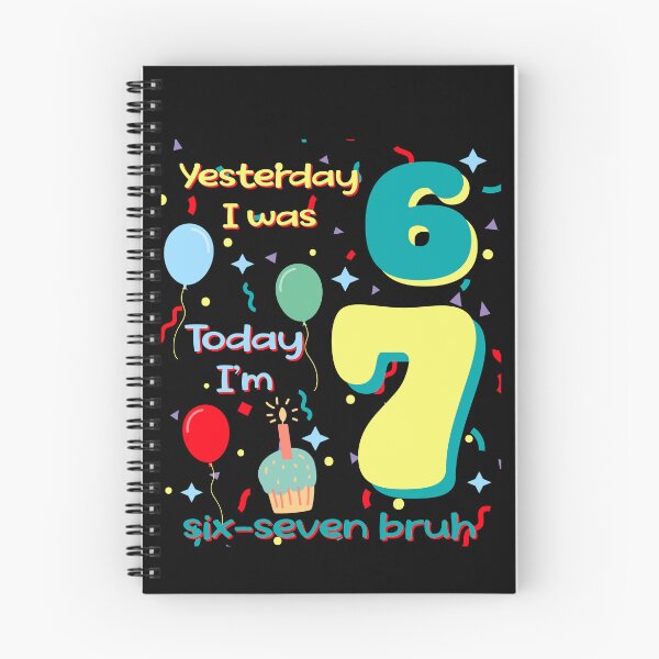 Item preview, six seven meme birthday designed and sold by EwaVerse.
