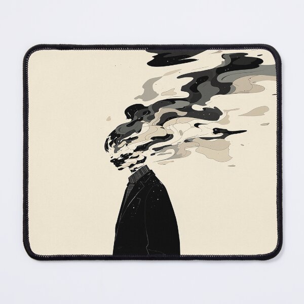 Item preview, Fragmented Head Dissolving Into Smoke designed and sold by Christian Weiss.