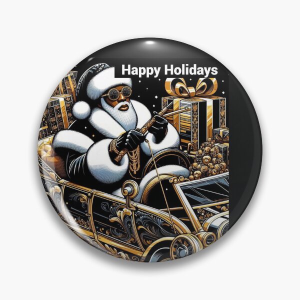 Item preview, Happy Holidays - Santa & Sleigh Car designed and sold by DesignsByPrnces.