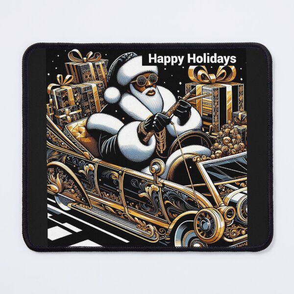 Item preview, Happy Holidays - Santa & Sleigh Car designed and sold by DesignsByPrnces.