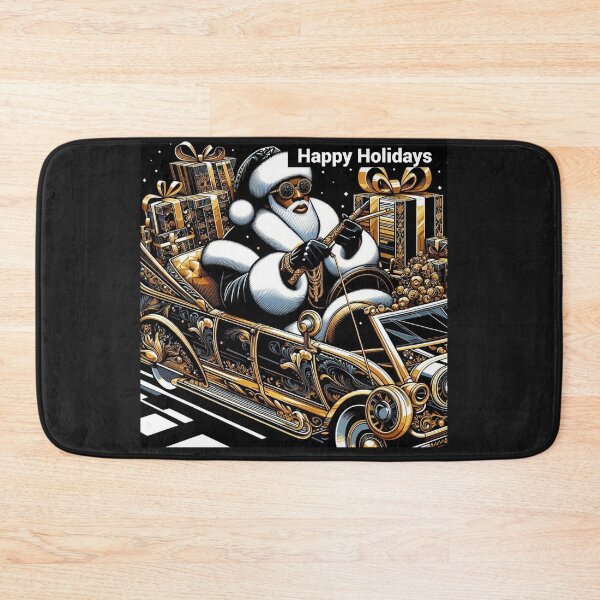 Item preview, Happy Holidays - Santa & Sleigh Car designed and sold by DesignsByPrnces.