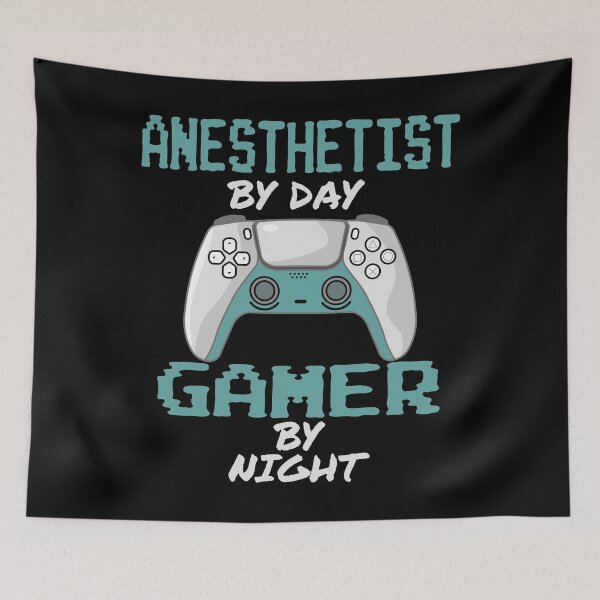 Item preview, Funny Anesthetist By Day Gamer By Night designed and sold by LifeGoods103.