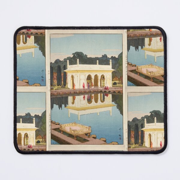Item preview, Shalimar Garden Lahore by Yoshida Hiroshi : Serene Architectural Japanese Poster designed and sold by artofuniverse.