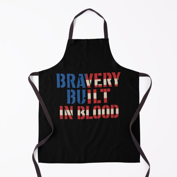 Item preview, Bravery Built In Blood Patriotic Grit Art designed and sold by ArtComixHaven.