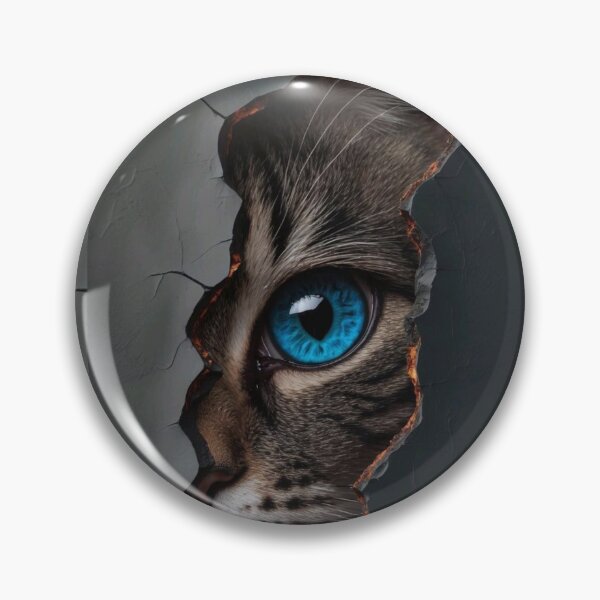 Item preview, peeping cat designed and sold by OpusDay.