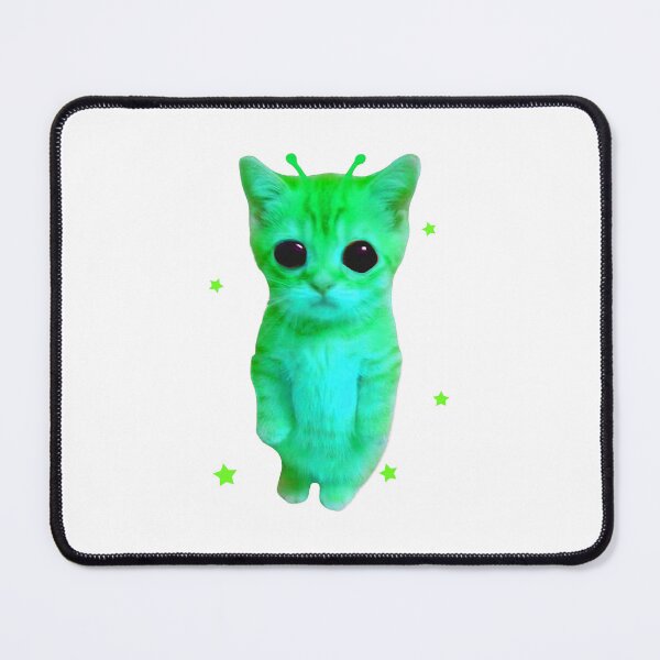 Item preview, Bright Alien Cat Glowing Funny Retro designed and sold by cosettacir6382.
