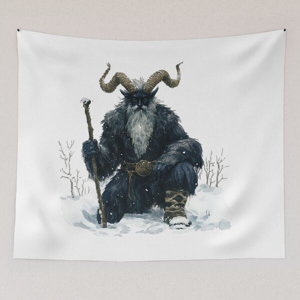 Item preview, Krampus in Winter Forest designed and sold by Liededrom..