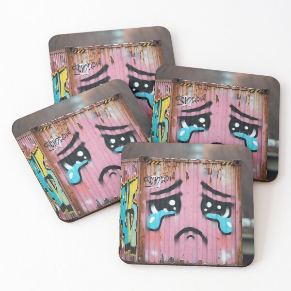 Item preview, Sad Kawaii Container – Crying Anime Container in Pink designed and sold by NordseeSteel.