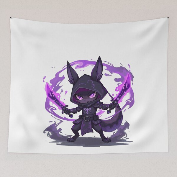 Item preview,  “Nyxflare Whisperfang – Shadowblade of the Flame” designed and sold by Monzora.