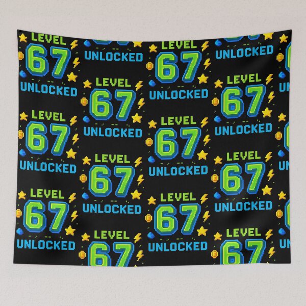 Item preview, Level 67 Unlocked Gaming, 6 7endy designed and sold by EwaVerse.